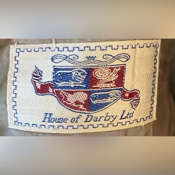 House Of Darby Blazer Sport Coat Men’s 50R Gray Pinstripe Wool Blend - Picture 7 of 9